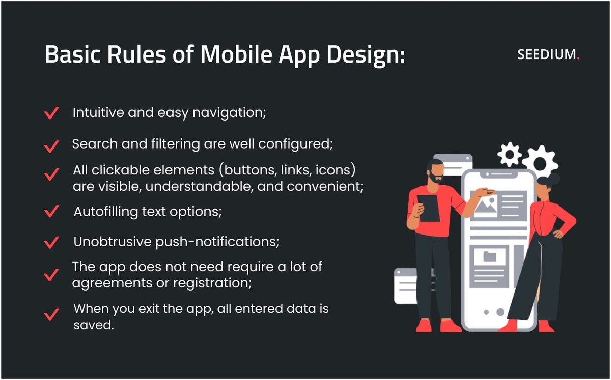 mobile app design principles