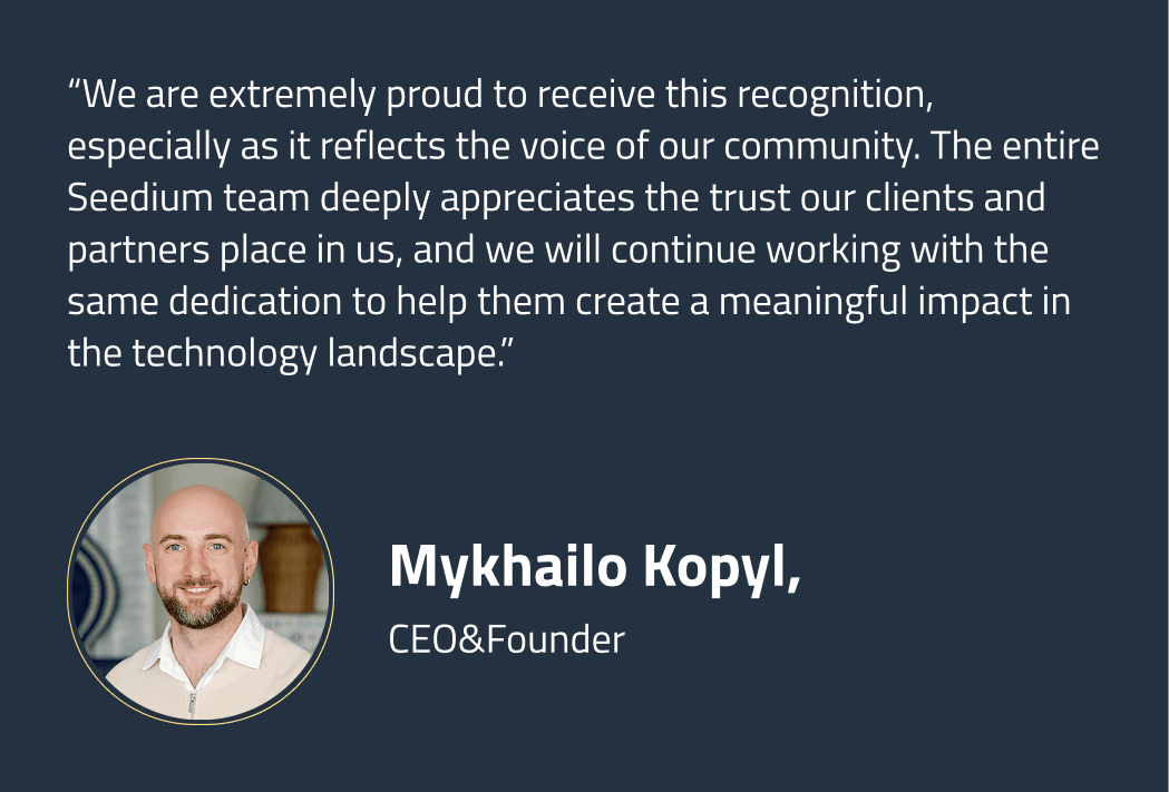 Mykhailo Kopyl on recognition