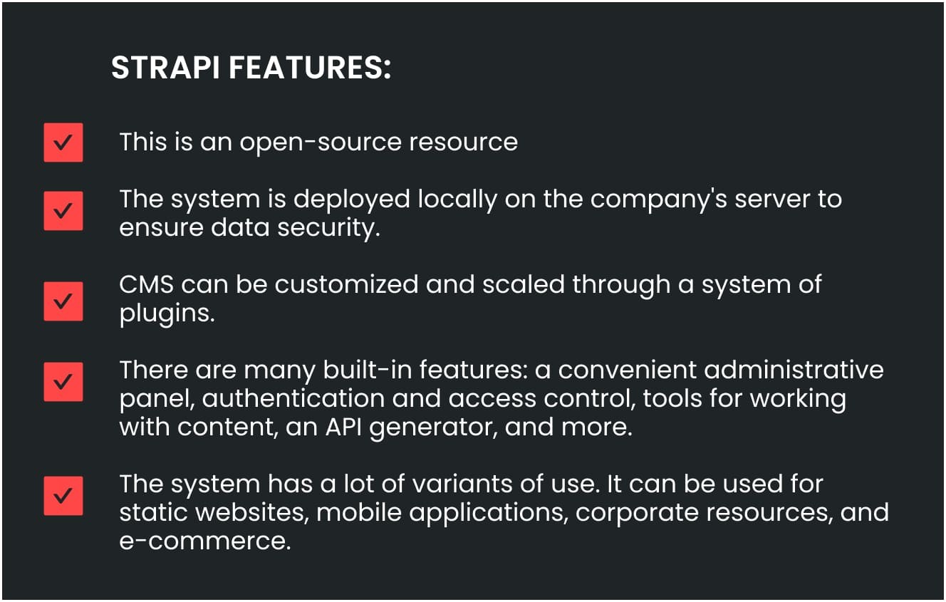Strapi Features