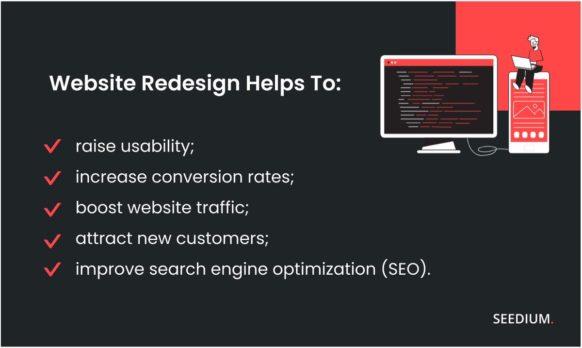 website redesign benefits