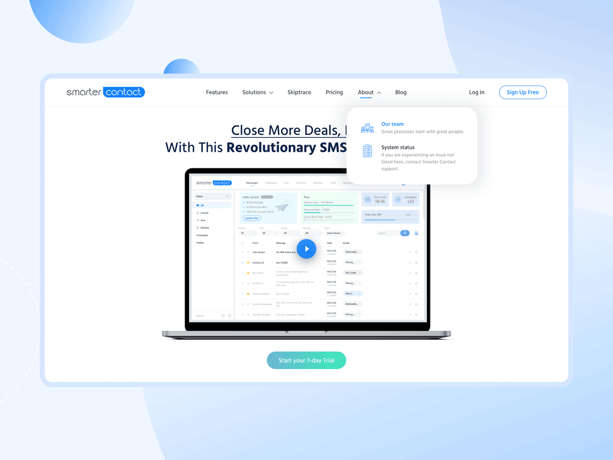 Smarter Contact SaaS App